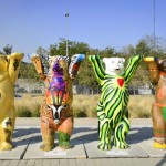 Los osos gigantes invaden el Parque Bicentenario