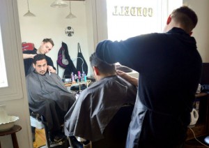 Una barbería vintage en barrio Italia