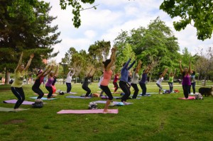 Dónde practicar Yoga al aire libre
