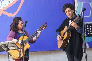 Tita Parra y Manuel García homenajean a Violeta