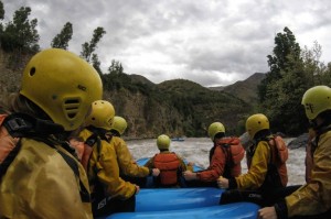 Rafting por el río Maipo