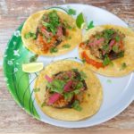 Celebrar a México con tacos y margaritas