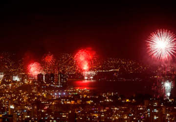 Todo sobre el show de fuegos artificiales en Valparaíso para recibir el 2019