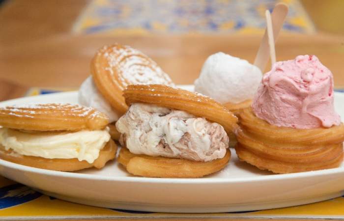 Sándwich de churro y helado: La tentadora novedad de Soy Churro