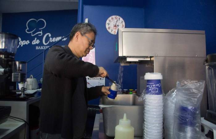 Copo de Crema: el café de Patronato con el helado coreano que parece nieve