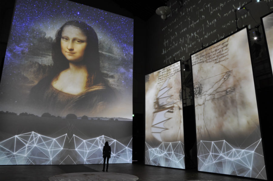La increíble muestra multimedia sobre Da Vinci que recorrerá el Parque Quinta Normal