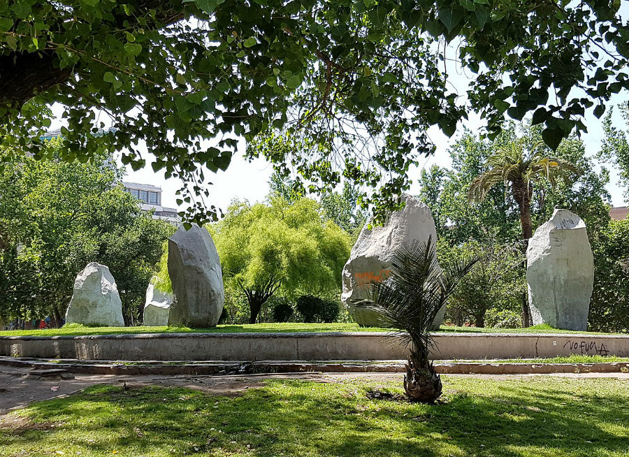 Esculturas de piedra Parque Almagro