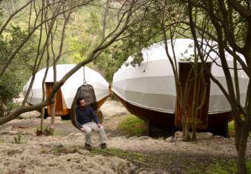 Biósfera Lodge: un camping de lujo con canopy y escalada en el Parque La Campana