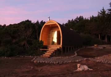 La ecocabaña escondida en un bosque frente a la costa de Quintay y que puedes reservar con Airbnb