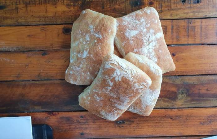Receta de pan ciabatta de La Buona Forchetta SPA
