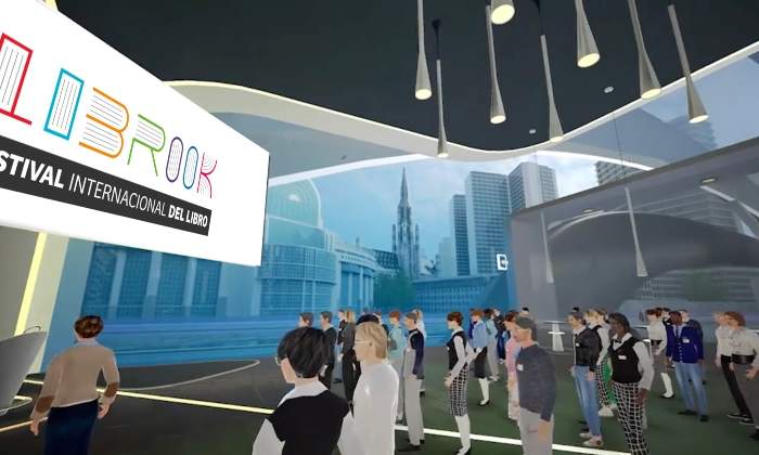 Así es Librook, el primer festival de libros virtual en formato 3D