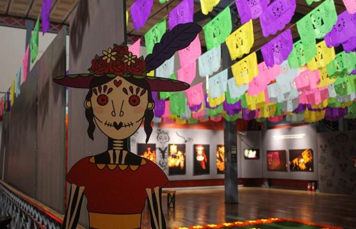 Las catrinas y calaveras del Día de Muertos llenan de color el Museo Artequin