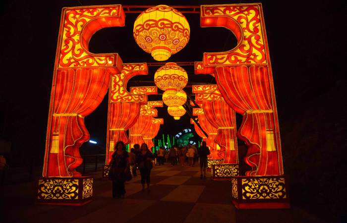 Fesiluz: el hermoso festival de luces chinas aterriza en La Serena durante estas vacaciones de invierno