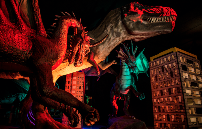 Dinosaurios y dragones invadirán Santiago durante las próximas vacaciones de invierno