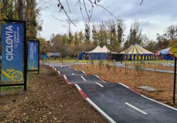El Parque Padre Hurtado ahora tiene una ciclovía especial para niños y niñas