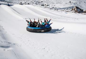 Ya abrió el divertido parque en Farellones para subir a jugar en la nieve