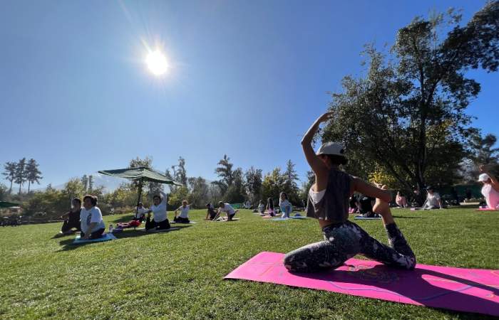 Con clases gratuitas se celebrará el Día del Yoga en el Parque Pueblito de Las Vizcachas