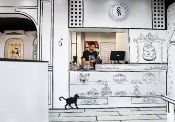 Penguin House 2D: así es el primer café en dos dimensiones de Chile