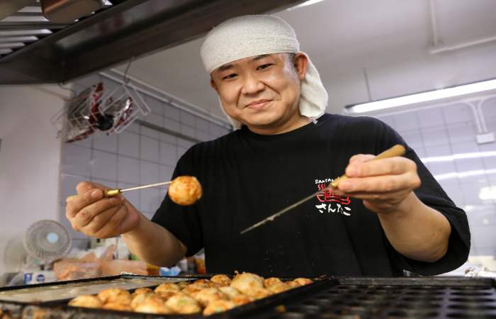 Santako: la cocina callejera japonesa en Providencia que es furor con sus takoyaki