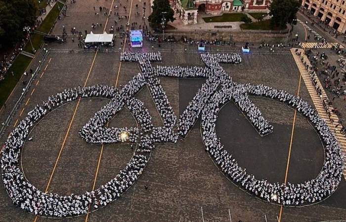 En el Parque O’Higgins buscarán romper el Récord Guinness de la bicicleta humana más grande del mundo