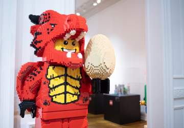 Por éxito de público se extiende la exposición gratuita de Lego en Providencia