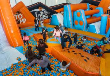 Jump City Park: la ciudad de juegos inflables llegó a Mallplaza Oeste
