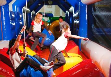 Super Jump: el parque de juegos inflables más largo de Latinoamérica está en Florida Center