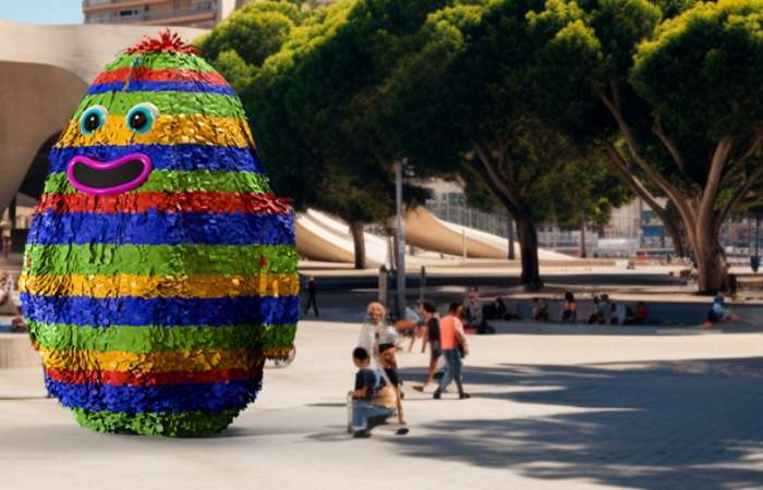 Con bola disco gigante y una piñata de dos toneladas: festival Hecho en Casa vuelve para llenar de color las calles de Santiago