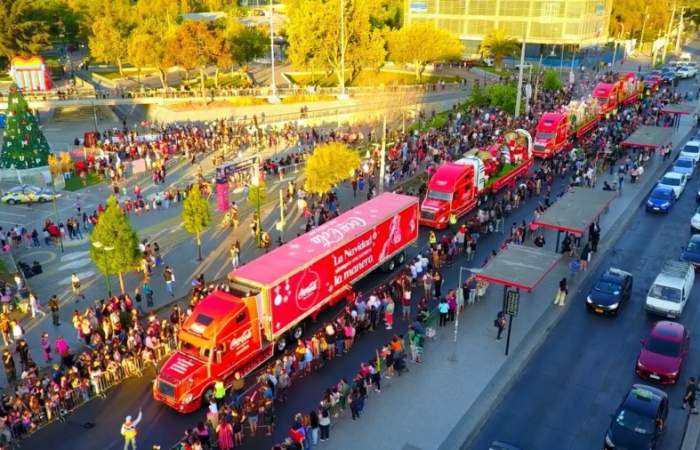 Caravana Coca Cola 2023: comunas de Santiago a las que llegará