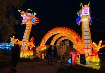 Vive un Año Nuevo 2024 diferente y familiar en Tianfu, el festival de luces chinas en Santiago