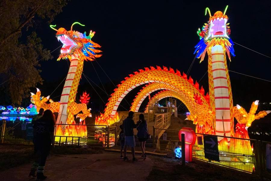 Tianfu 2024: el festival de luces chinas regresa a Cerrillos