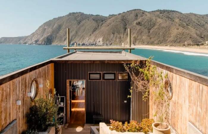 Esta casa frente al mar en Quintay fue la más popular del mundo en Airbnb en 2023