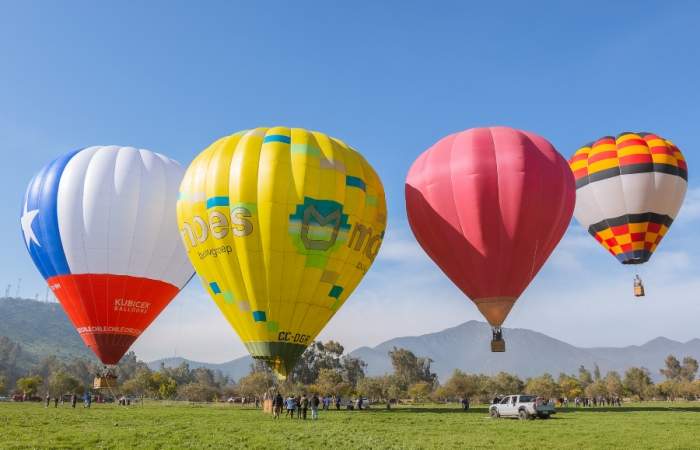 Tiny Fest: el festival de globos aerostáticos vuelve a la Laguna Carén