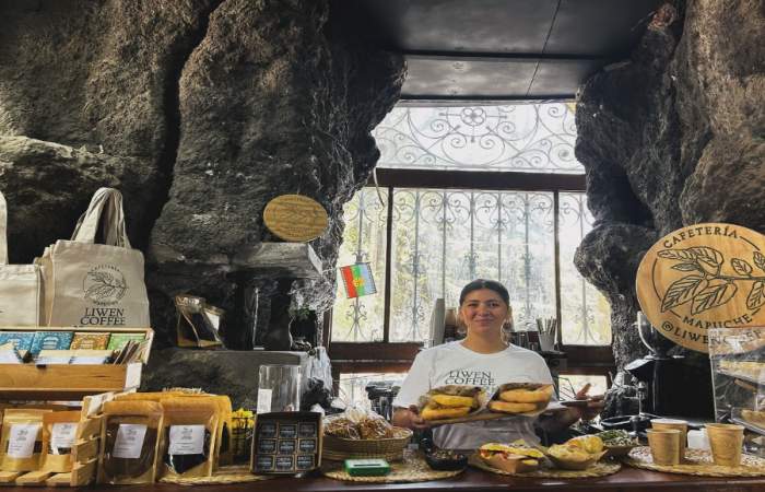 Liwen Coffee: la cafetería mapuche al paso que está en pleno cerro Santa Lucía