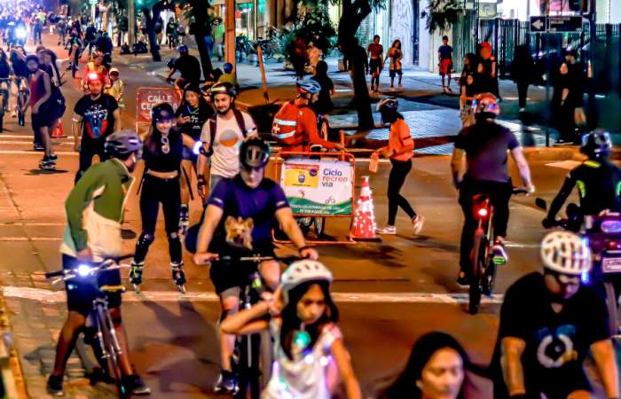 La CicloRecreoVía nocturna vuelve este fin de semana y con con circuito que abarca dos comunas